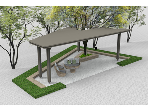 異形廊架長(zhǎng)廊