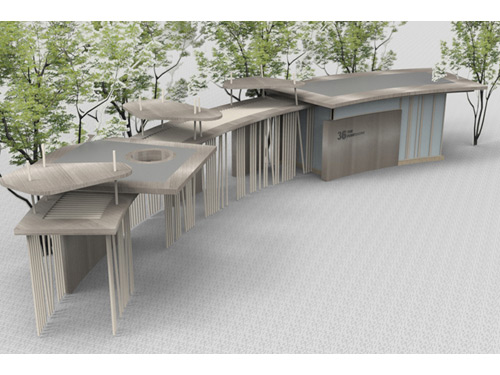 異形廊架長(zhǎng)廊